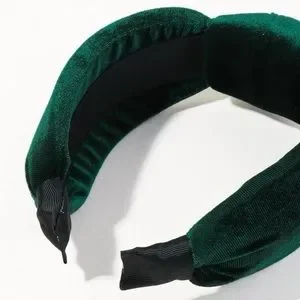 Luxe Boutique | New ✨ Emerald Green Braided Fabric Boutique Headband Accessories | Luxe Boutique New Emerald Green Blue Tweed  main image 4